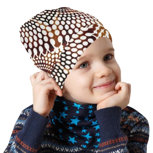 AFRICAN PRINT PATTERN 4 All Over Print Beanie for Kids