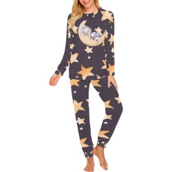 Sleeping Bunny Women's All Over Print Pajama Set