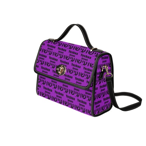 Royalty - Yeshua Purse Waterproof Canvas Bag-Black (All Over Print) (Model 1641)