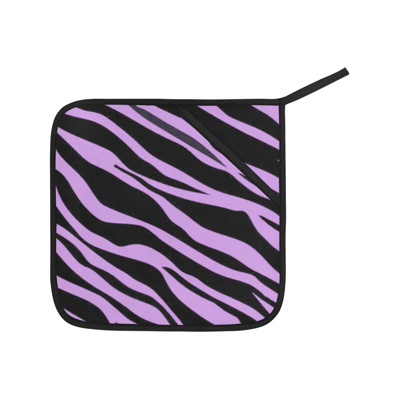 Lavender Zebra Stripes Oven Mitt & Pot Holder