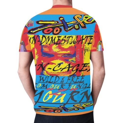 ZL.peng.mon New All Over Print T-shirt for Men (Model T45)