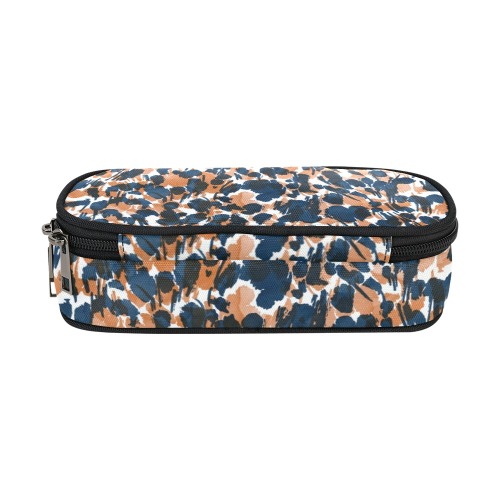 Dots brushstrokes animal print Pencil Pouch/Large (Model 1680)
