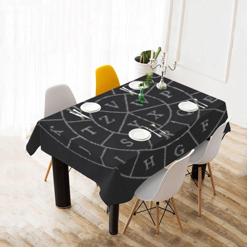 witches wheel Cotton Linen Tablecloth 52"x 70"