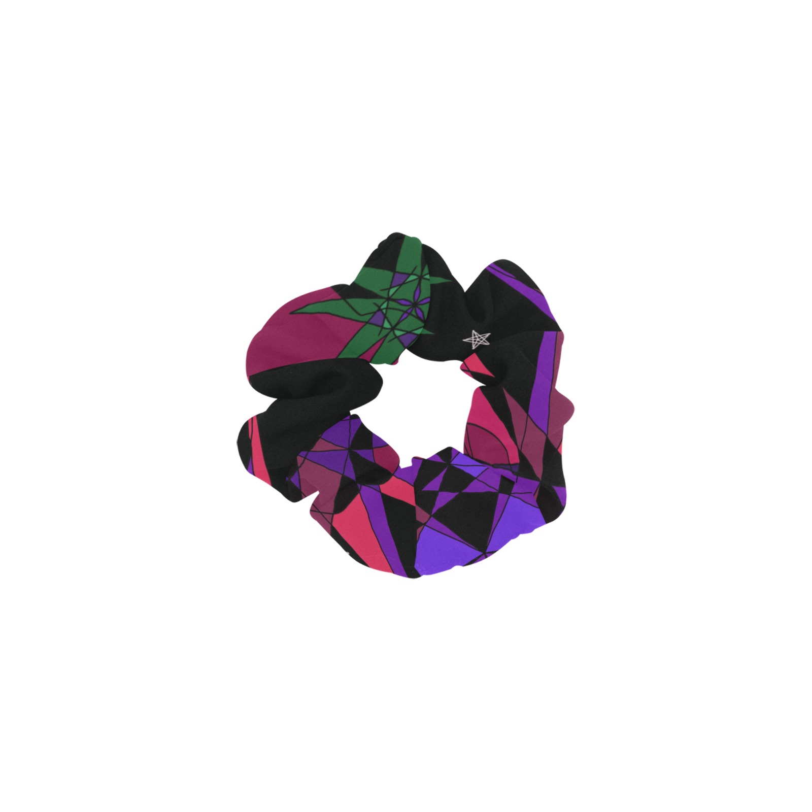 Abstract #9 2020 All Over Print Hair Scrunchie