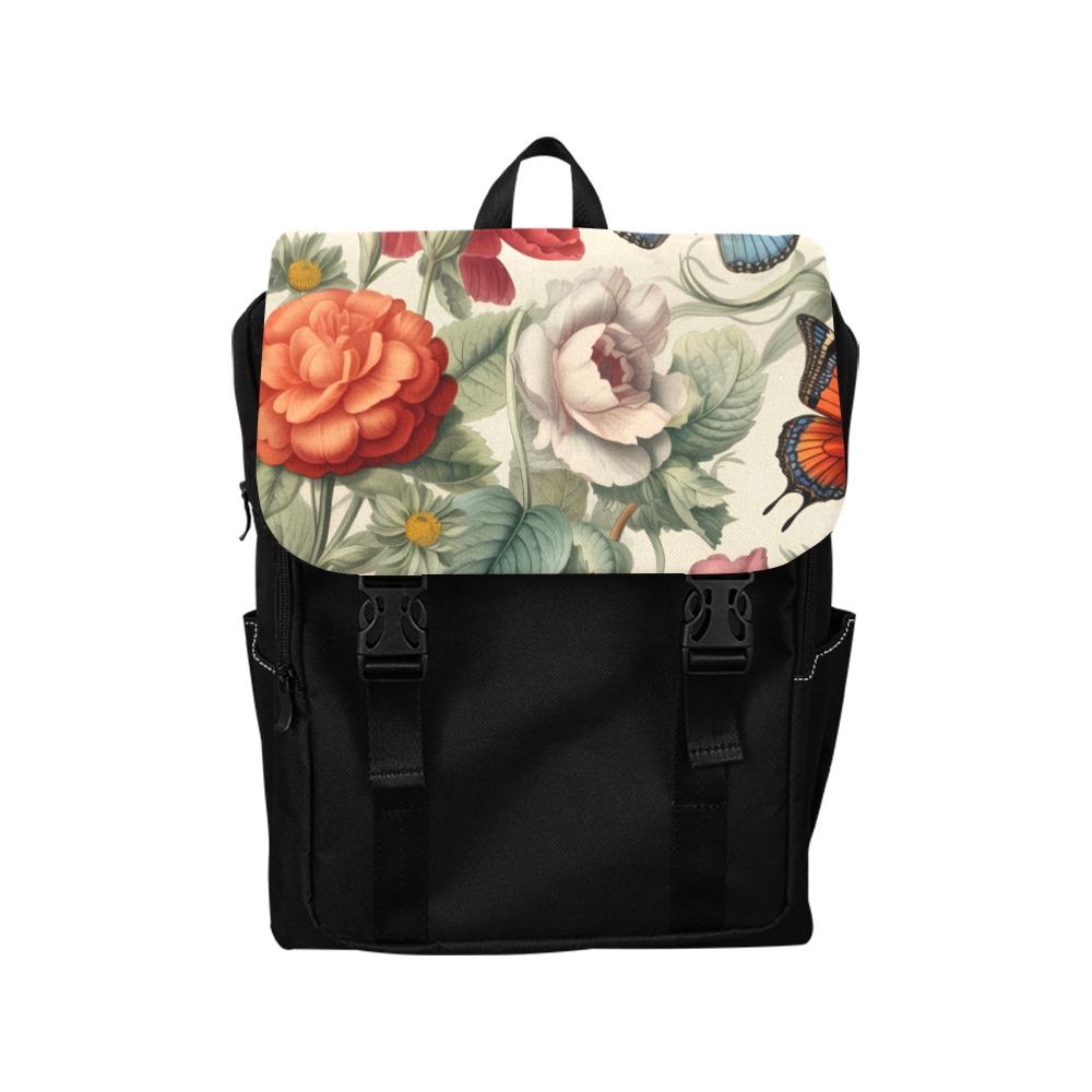 Victorian butterfly background (3) Casual Shoulders Backpack (Model 1623)