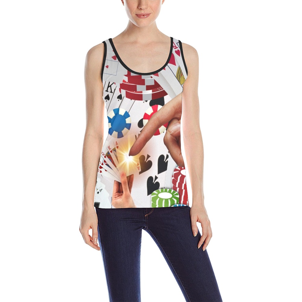 New All Over Print Tank Top for Women (Model T43)