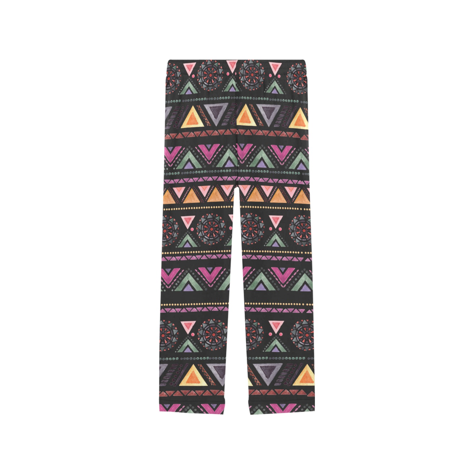 Native American Ornaments Watercolor Pattern Women's Pajama Trousers