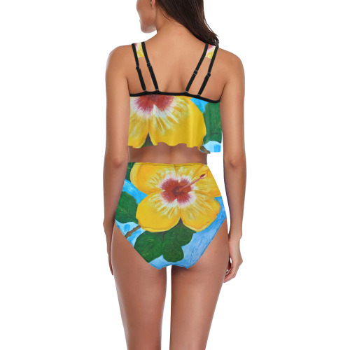 manusartgnd High Waisted Flounce Bikini Set (Model S24)