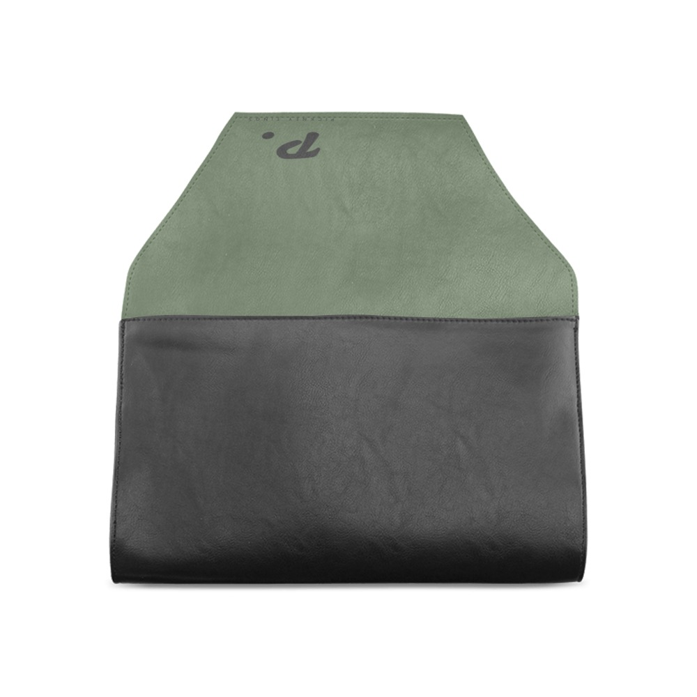 Pickney Tings Clutch Green Clutch Bag (Model 1630)