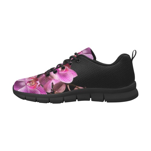 Pink Orchid Collection Women's Breathable Running Shoes (Model 055)