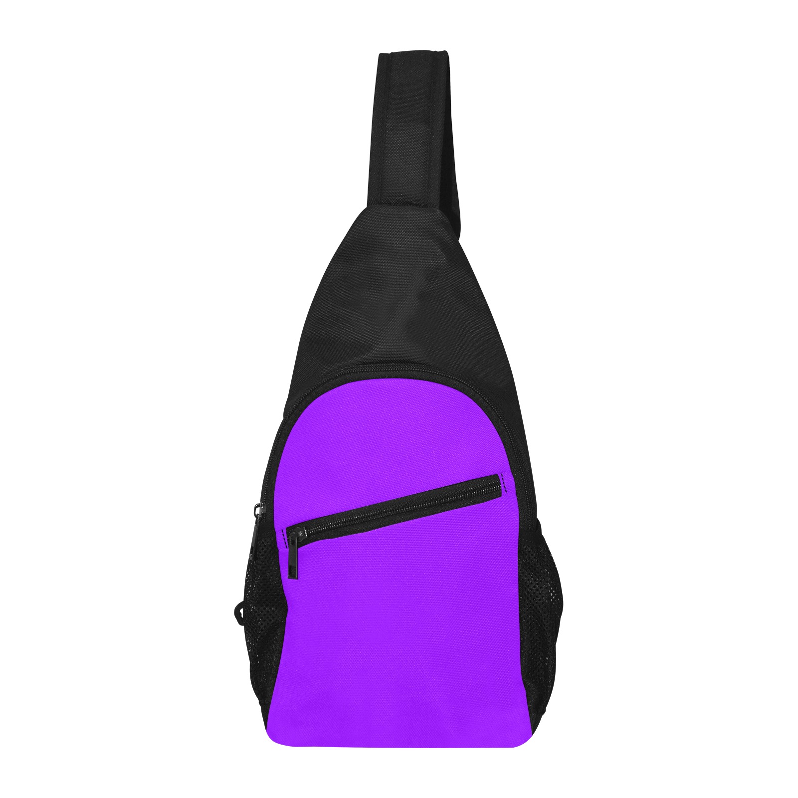 color electric violet Chest Bag-Front Printing (Model 1719)
