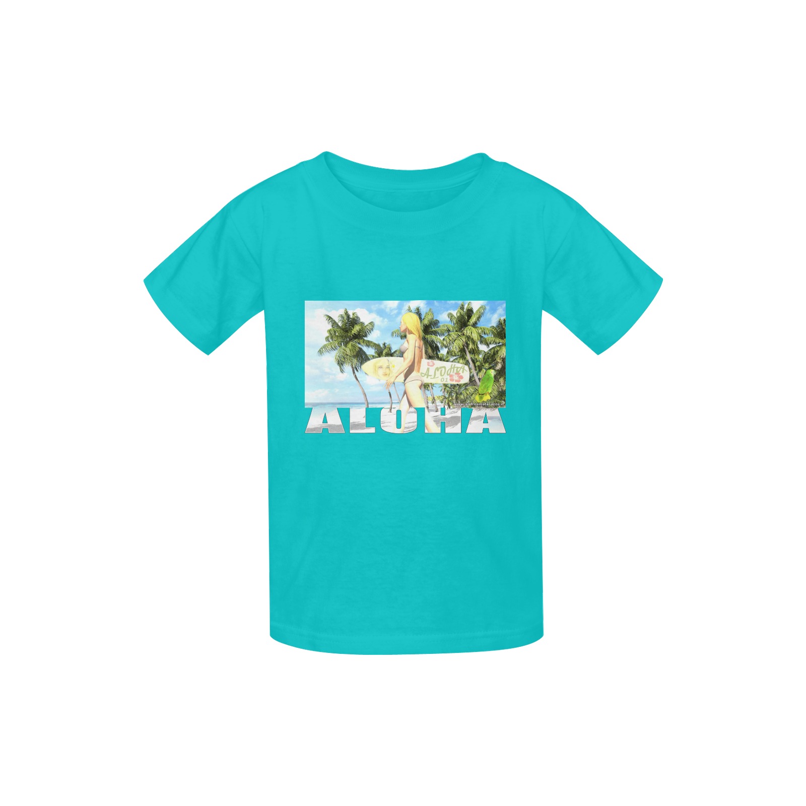 Aloha 01 Kid's  Classic T-shirt (Model T22)