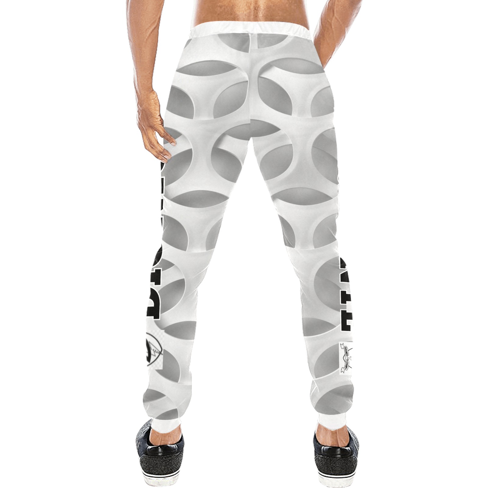 DIONIO Clothing - VIGILANTE II (White) Sweatpants Men's All Over Print Sweatpants (Model L11)