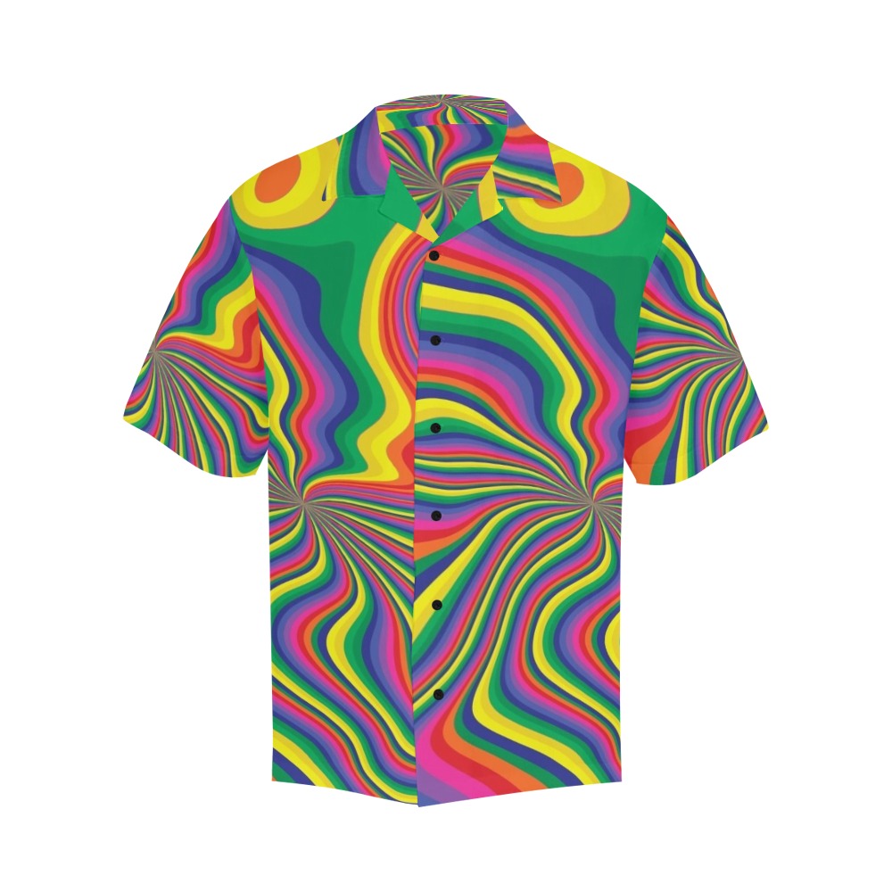 Groovy Pattern Hawaiian Shirt (Model T58)