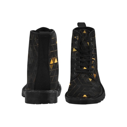 mosaic triangle 7 Martin Boots for Men (Black) (Model 1203H)