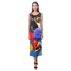 PARROTS Phaedra Sleeveless Open Fork Long Dress (Model D08)