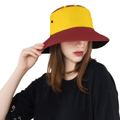 HP-Signature H Pattern Bucket Hat Unisex Summer Bucket Hat