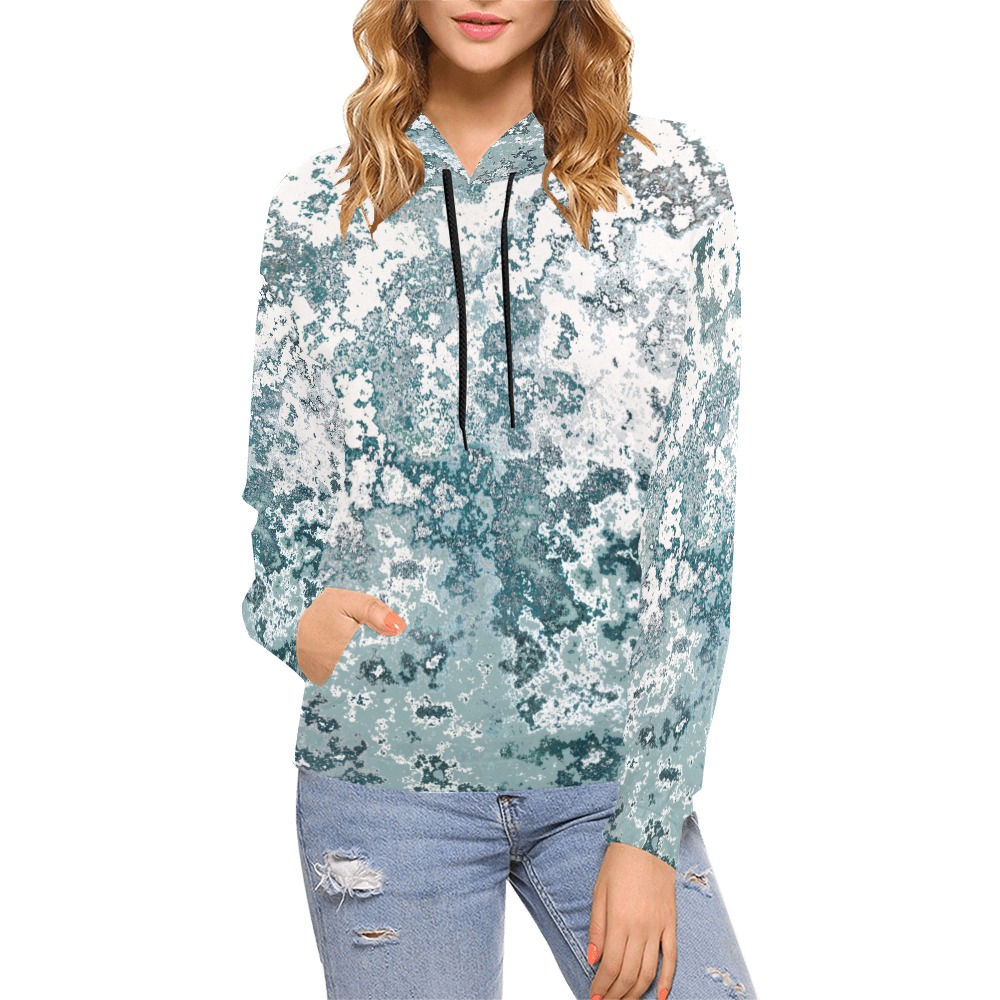 Hoodie #3 All Over Print Hoodie for Women (USA Size) (Model H13)