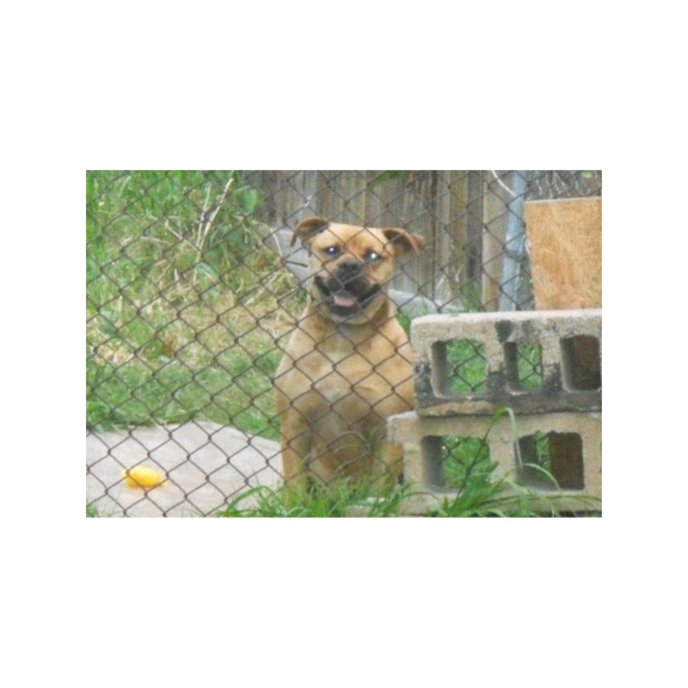 A Smiling Dog Placemat 12’’ x 18’’ (Four Pieces)