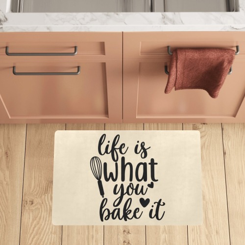 Life Is What You Bake It Kitchen Mat 28"x17"