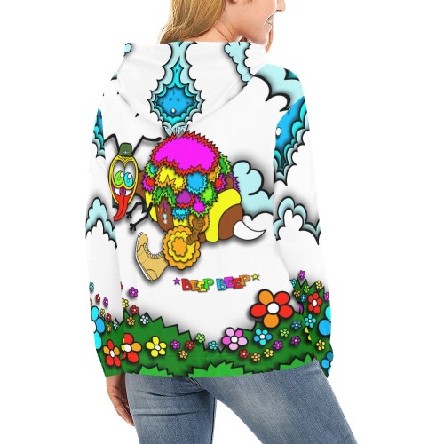 ITEM 36 _ BEEPBEEP - HOODIE All Over Print Hoodie for Women (USA Size) (Model H13)