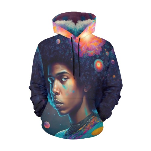 The Artist All Over Print Hoodie for Men (USA Size) (Model H13)