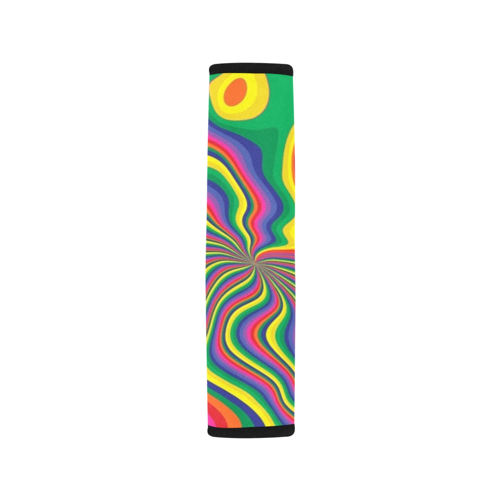 Groovy Pattern Car Seat Belt Cover 7''x10''