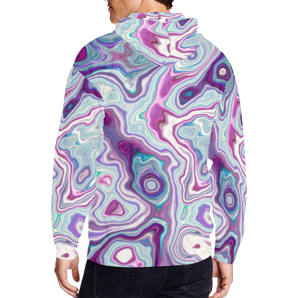 Mens zip up hoodie 1 All Over Print Full Zip Hoodie for Men (Model H14)