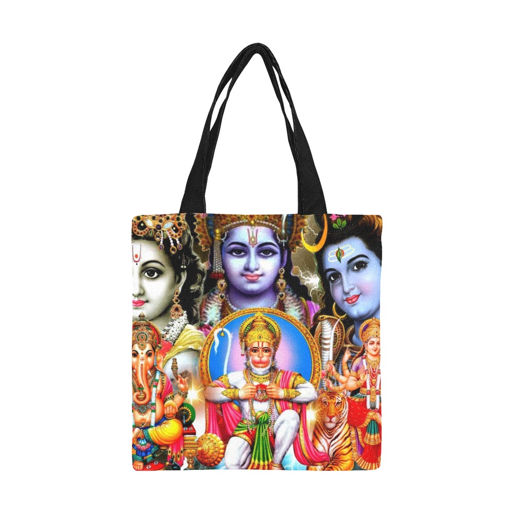 HINDUISM All Over Print Canvas Tote Bag/Small (Model 1697)