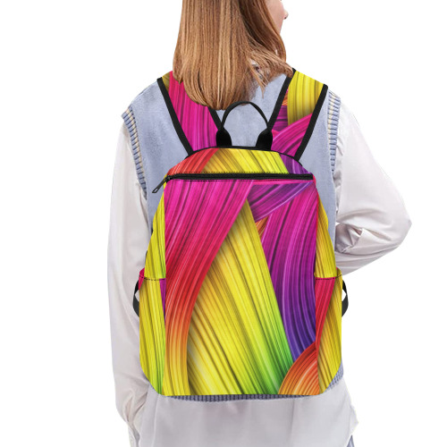 MULTICOLOURED Lightweight Casual Backpack (Model 1730)