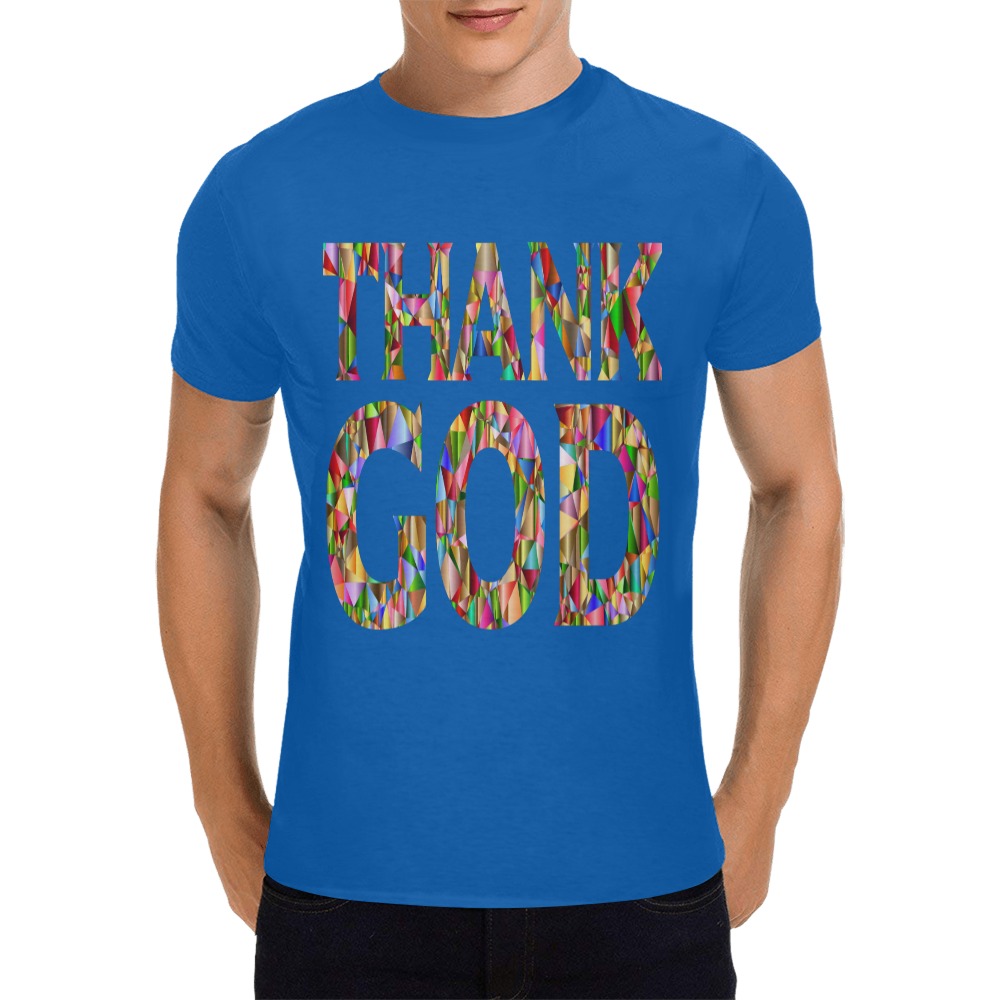 Thank God Men's T-Shirt in USA Size (Front Printing Only)
