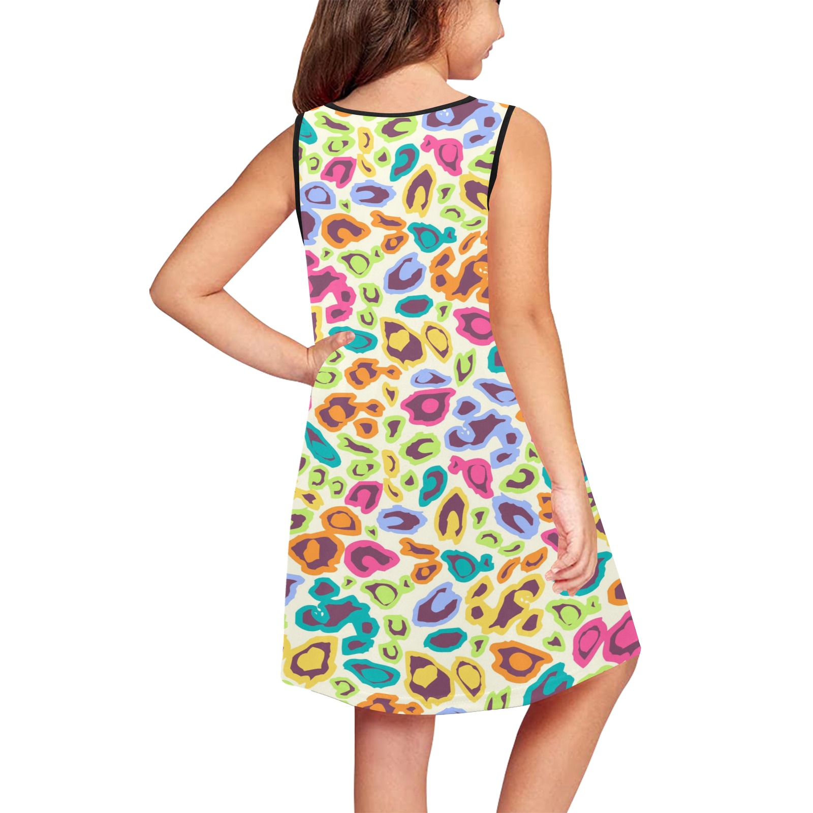 BB 10553.OP Girls' Sleeveless Dress (Model D58)