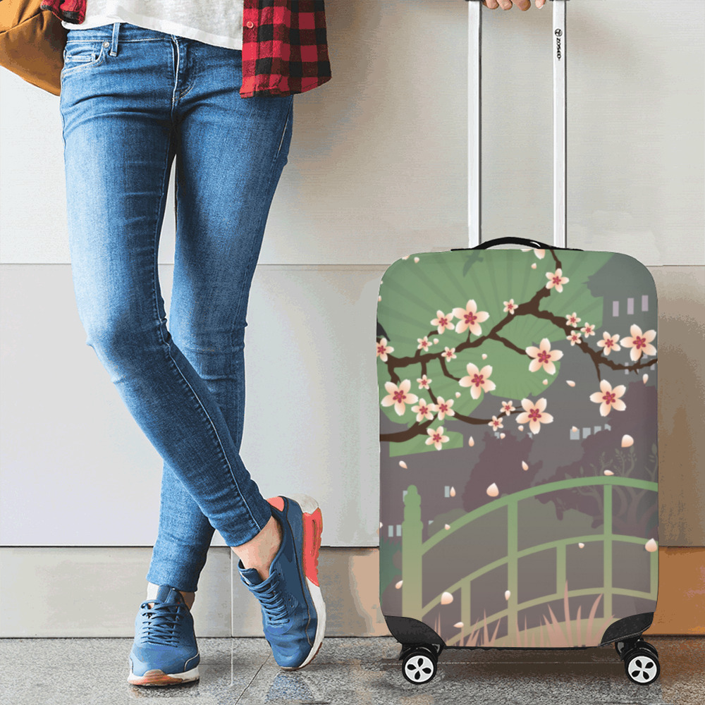 Blossom Sundown Luggage Cover/Small 18"-21"