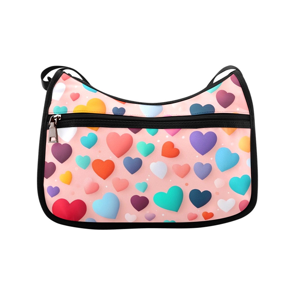 Heart pattern Crossbody Bags (Model 1616)