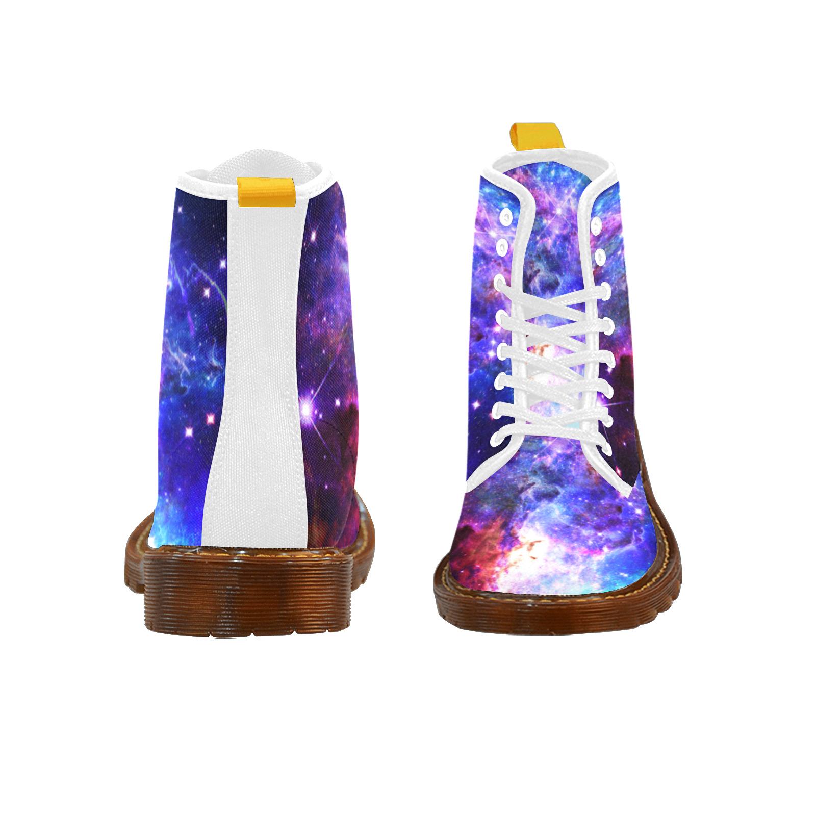 Mystical fantasy deep galaxy space - Interstellar cosmic dust Martin Boots For Women Model 1203H