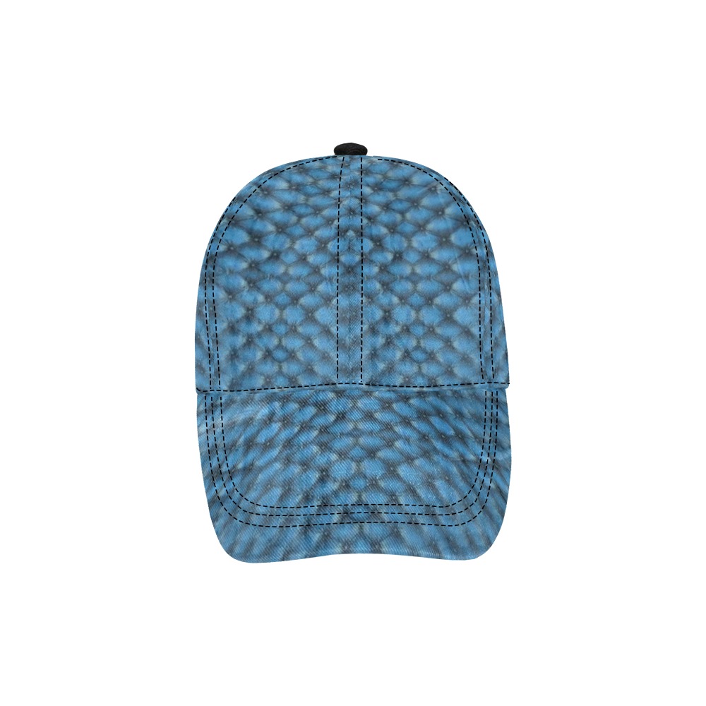 Leather Blue Step by Artdream All Over Print Dad Cap C (7-Pieces Customization)