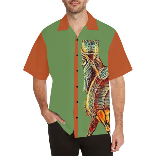 Lamassu elegent Hawaiian Shirt (Model T58)