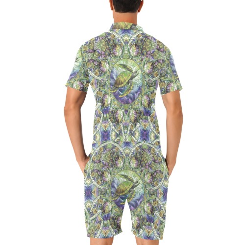 tortues 4 Men's Short Sleeve Jumpsuit