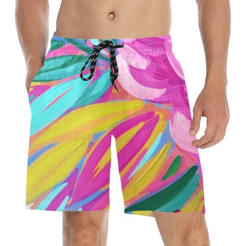 BB HGY665 Men's Mid-Length Beach Shorts (Model L51)
