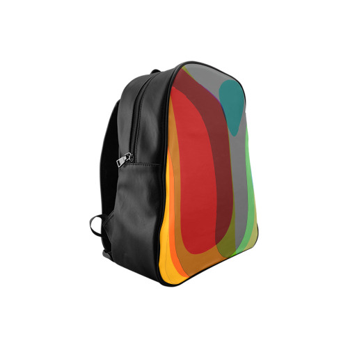 Colorful Abstract 118 School Backpack (Model 1601)(Small)