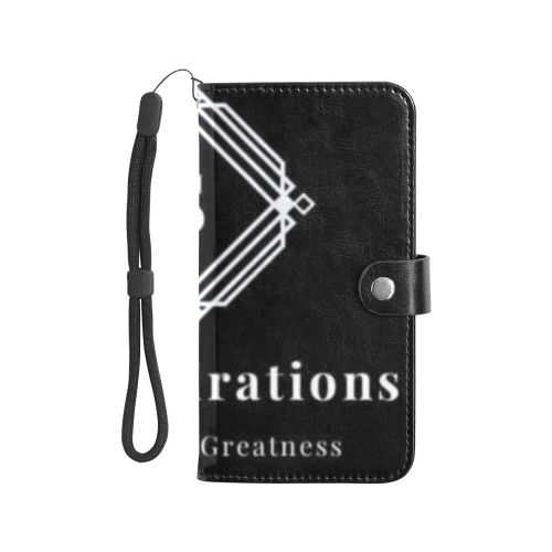 Phone case Shantspirations Flip Leather Purse for Mobile Phone/Large (Model 1703)