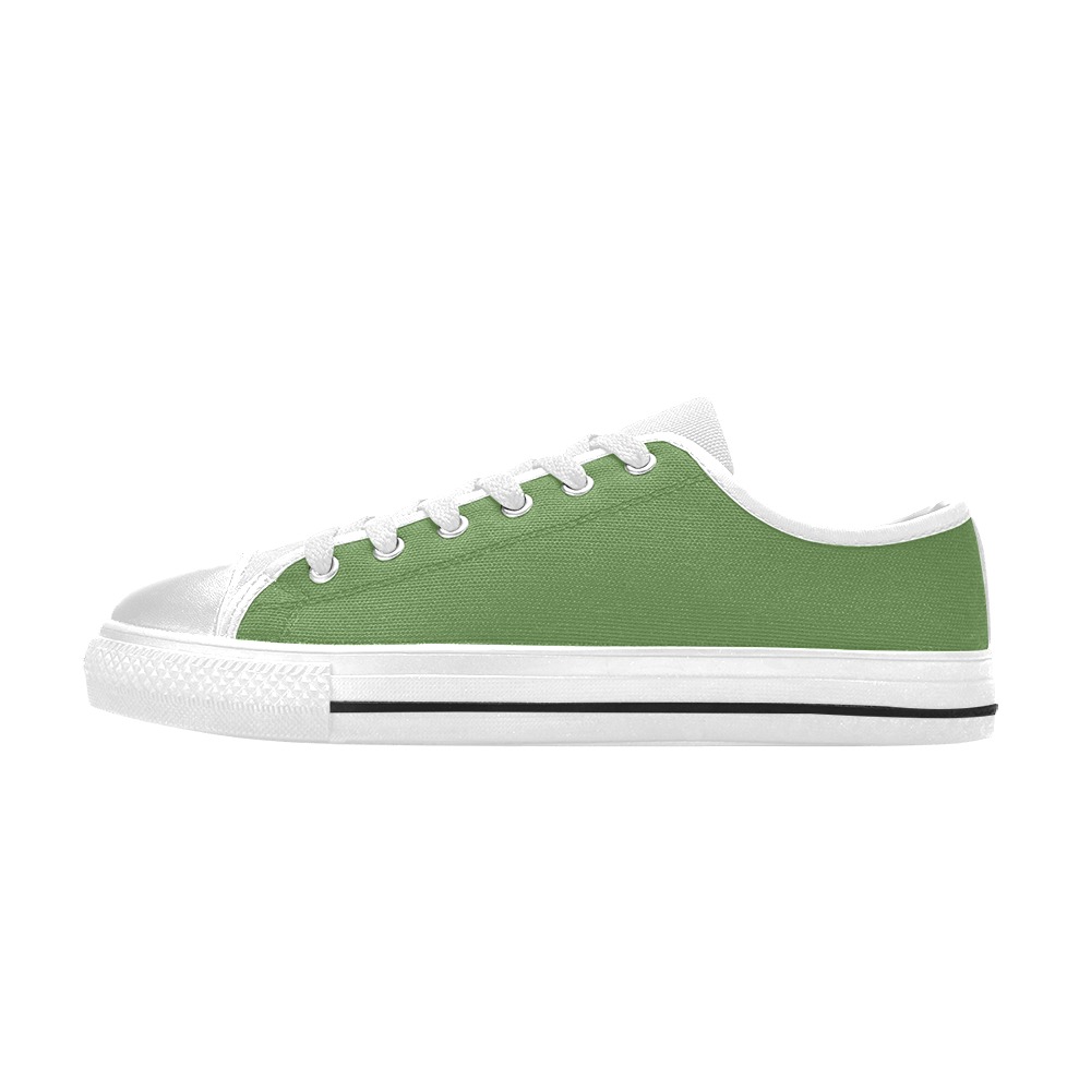 Green Mile Women's Classic Canvas Shoes (Model 018)