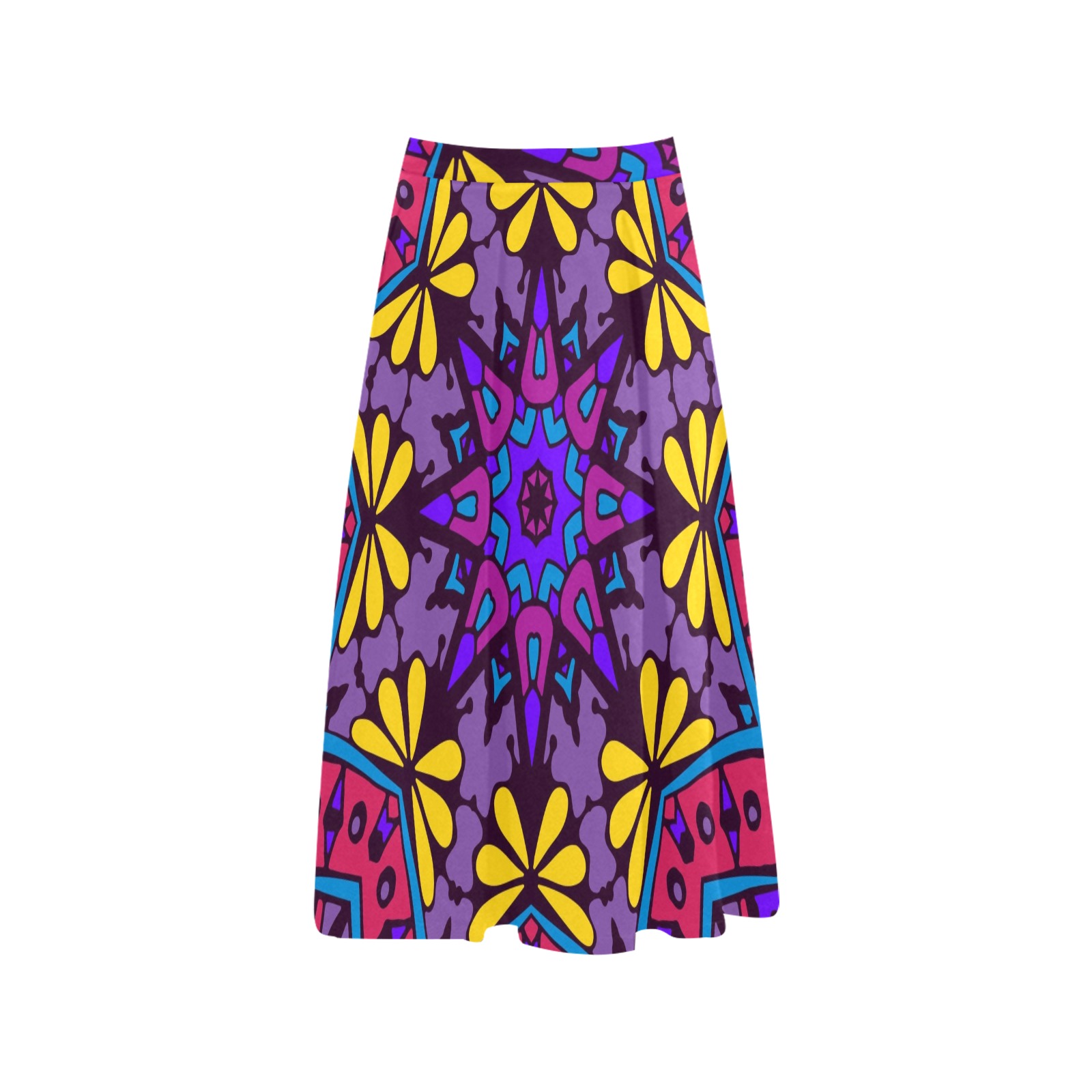 xzass Mnemosyne Women's Crepe Skirt (Model D16)
