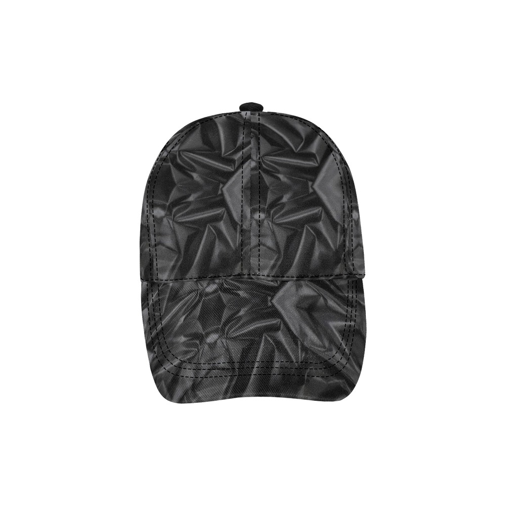 Black Wet Look by Nico Bielow All Over Print Dad Cap C (7-Pieces Customization)