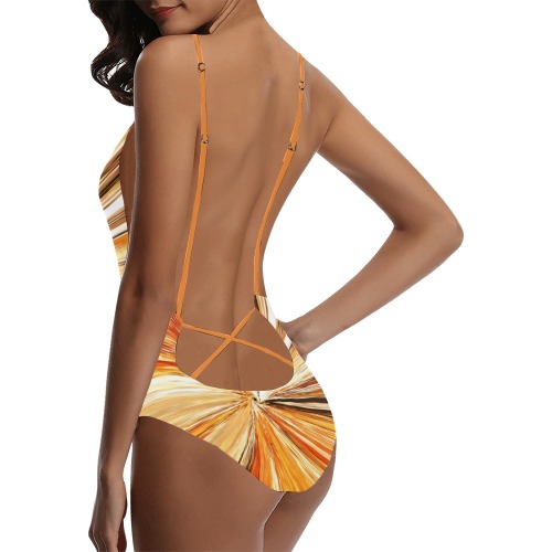 Sexy Lacing Backless One-Piece Sexy Lacing Backless One-Piece Swimsuit (Model S10)