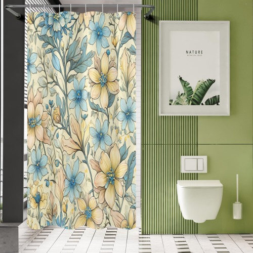 Fabulous Florals 35 Shower Curtain 48"x72"