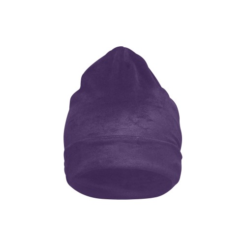 color Russian violet All Over Print Beanie for Adults