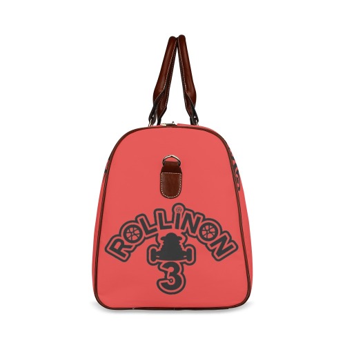 RollinOn3 Red Travel Bag Waterproof Travel Bag/Small (Model 1639)