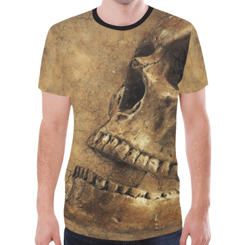 skull-2106816 New All Over Print T-shirt for Men (Model T45)