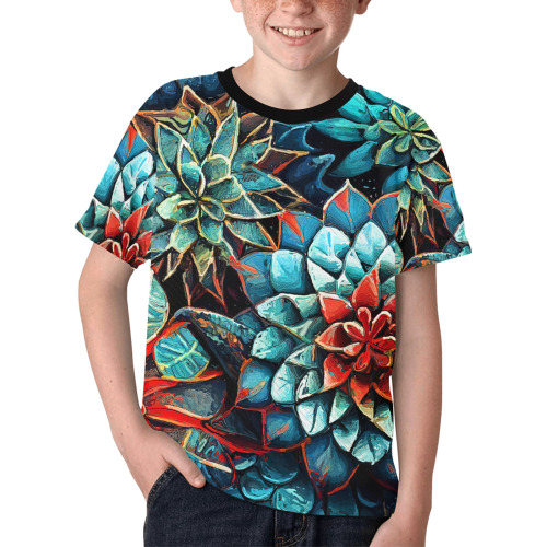 flowers botanic art (8) all over print tshirt Kids' All Over Print T-shirt (Model T65)